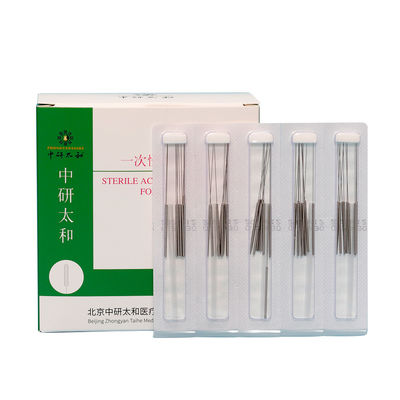Zhongyan Taihe wysokiej jakości 500 sztuk jednorazowe sterylne bezbolesne igły do ​​akupunktury terapia akupunkturowa