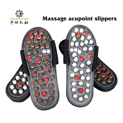 Antypoślizgowe 10,43-calowe sandały refleksologiczne Acupoint, kapcie do masażu akupresury