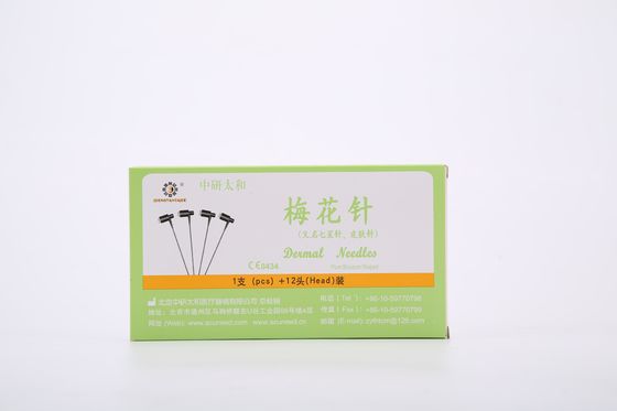 Tradycyjna medycyna chińska Zhongyan Blossom Needle 12 Needles Box Acupuncture Equipment Przystosowany do klinicznych i terapeutycznych