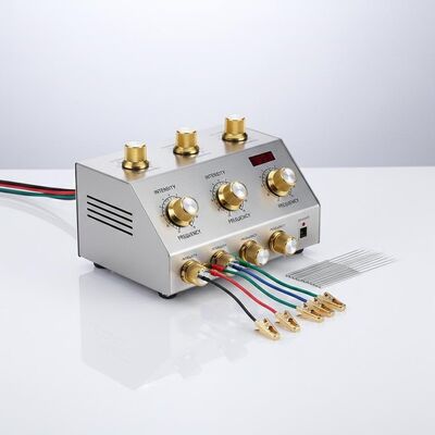 Złota Klinika Medycyny Tradycyjnej Chińskiej Urządzenia z stali nierdzewnej Urządzenie elektrokupunktury Narzędzia medyczne do skutecznego leczenia tradycyjną medycyną chińską