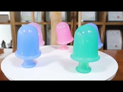 Zestaw kubków silikonowych do baniek spożywczych Zestaw do masażu twarzy i oczu dla opieki zdrowotnej